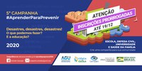 Campanha #AprenderParaPrevenir prorroga inscrição até dia 19 de dezembro