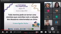 Cemaden participa do Programa Futuras Cientistas, abordando a redução de risco de desastres relacionados ao clima