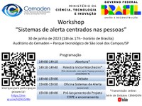 Cientistas do Cemaden organizam workshop sobre sistemas de alerta centrados nas pessoas