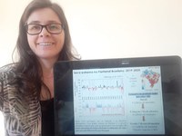 Jovem pesquisadora do Cemaden recebe prêmio pela contribuição à pesquisa em mudanças climáticas