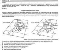 Pesquisa coordenada pelo Cemaden sobre crise hídrica foi tema de questão do Enem deste ano