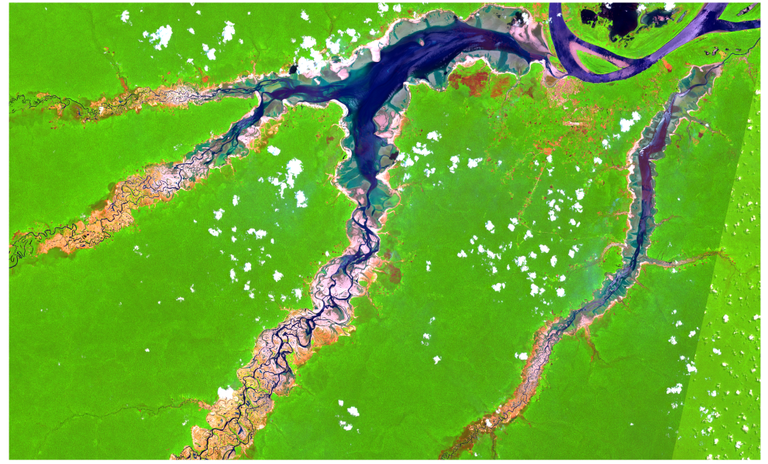 Seca na Amazônia Superfície da água do rio Amazonas em setembro de 2023@MapBiomass, Souza Jr et al. 2023.png