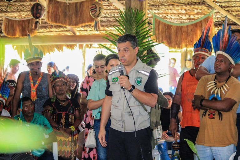 Censipam participa de cerimônia de entrega de titulação de terra a indígenas no Pará