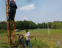 Censipam realiza manutenção de antenas da Estação Radiogoniométrica da Marinha em Belém