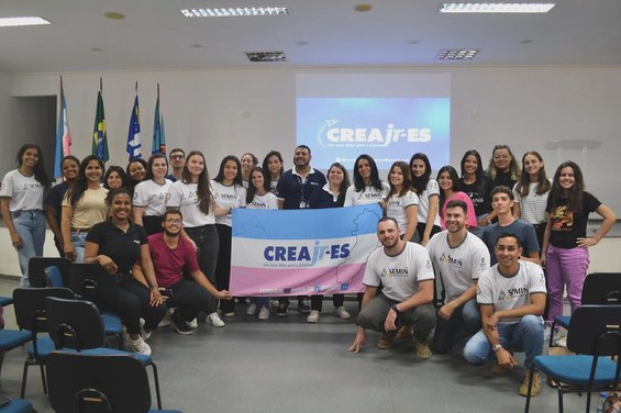 Palestra sobre Conscientização e Orientação.CREA Jr.