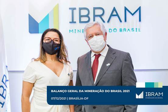 Dra. Silvia França ( Diretora do CETEM ) e Flavio Penido ( diretor-presidente do IBRAM e membro do CTC do CETEM )