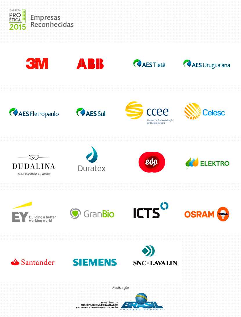 Empresas Reconhecidas - Empresa Pró-Ética