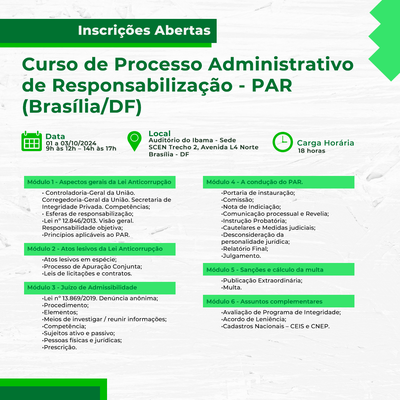 Curso de PAR - Brasília