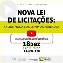 CGU e CONACI promovem webinar sobre Nova Lei de Licitações