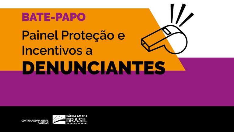 Proteção e incentivos a denunciantes é tema de bate-papo virtual