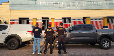 CGU e PF combatem desvios de recursos públicos em São Bernardo (MA)