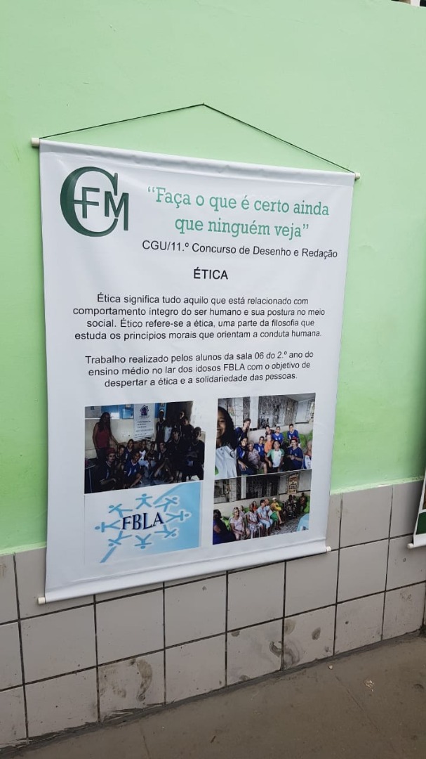 Entrega da premiação a escola vencedora do CDR - categoria Mobilização- Escola Cidadã - Itabuna-BA