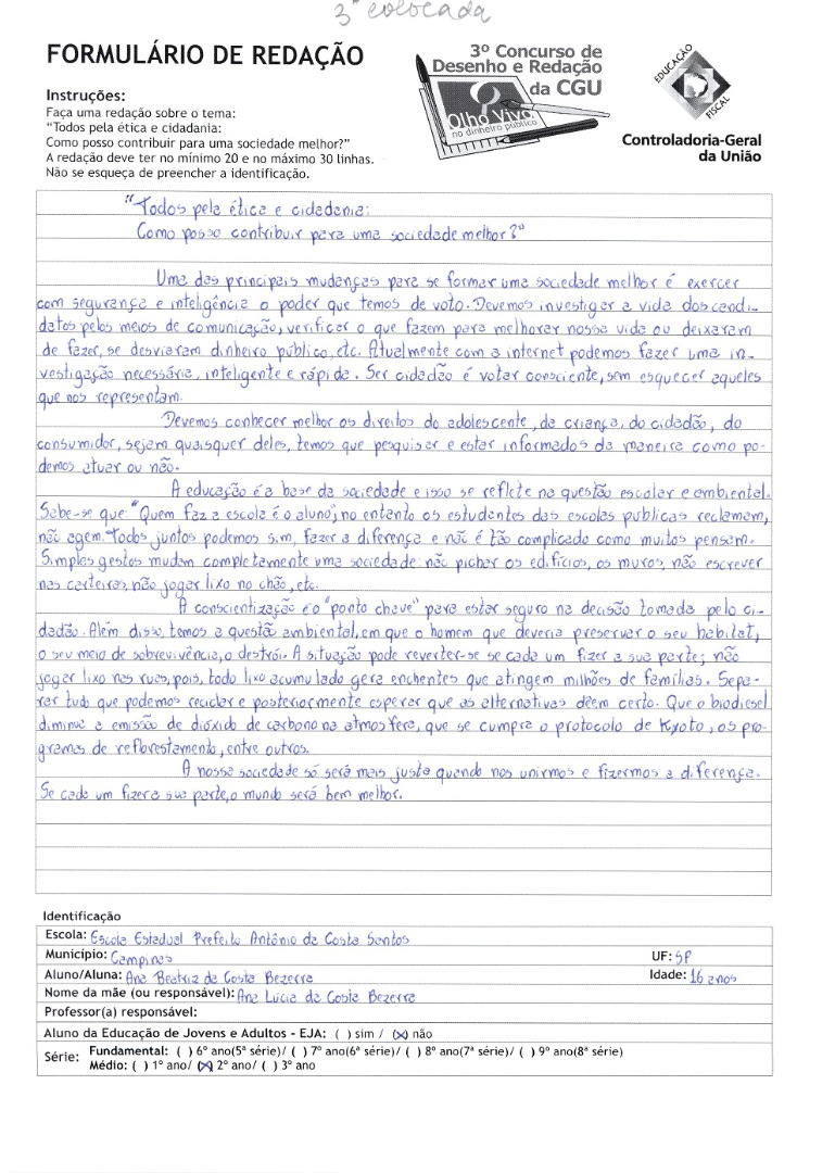 2°Ano Redação - SP