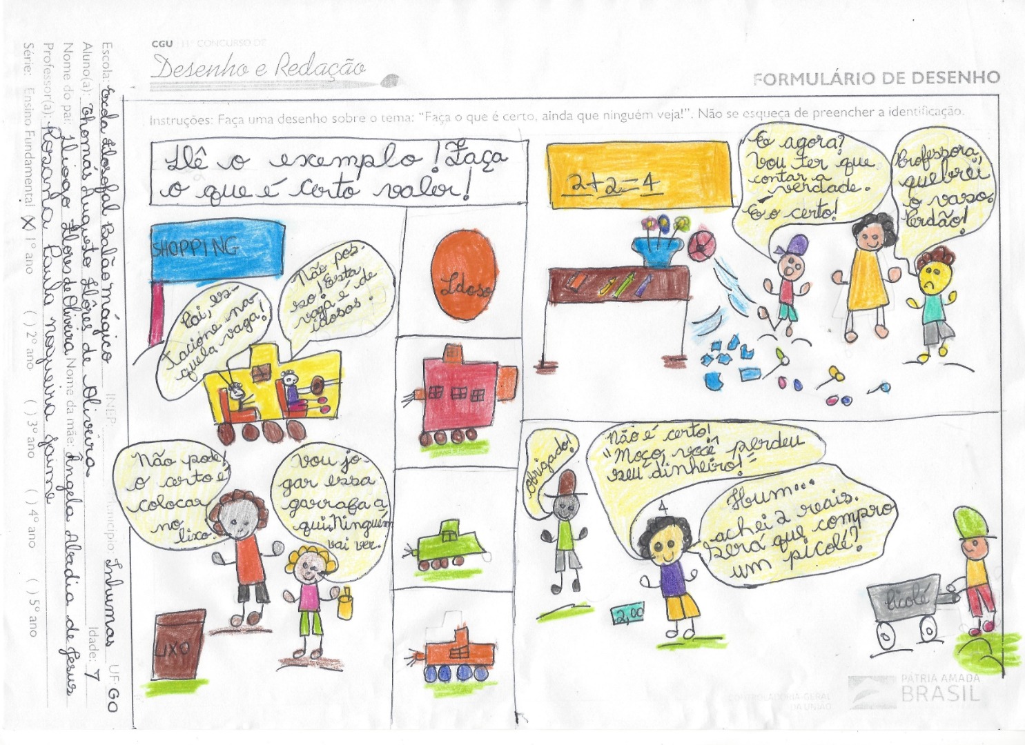 1º ano fundamental - GO