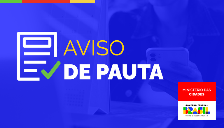 AVISO DE PAUTA - Ministro das Cidades, Jader Filho, integra a comitiva do presidente Lula na Assembleia-Geral da ONU