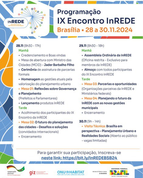 Programação IX Encontro InREDE