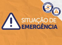 Defesa Civil Nacional reconhece situação de emergência em 45 cidades da Bahia