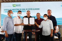 Em Alagoas, Governo Federal entrega subsistema do Canal do Sertão Alagoano