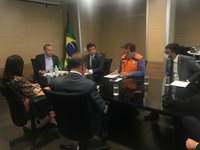 Ministro Rogério Marinho e governador Gladson Cameli debatem apoio federal a cheias no Acre