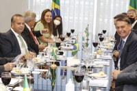 Presidente Jair Bolsonaro visita o Ministério do Desenvolvimento Regional (MDR) nesta quarta-feira (4)