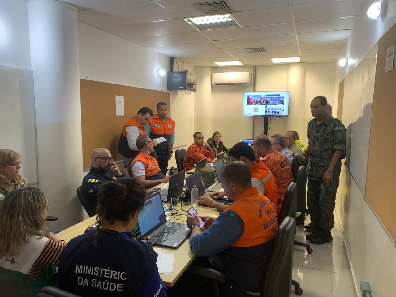 Ativação do Centro de Coordenação e Controle de Emergência Nuclear (Foto: Lilian Bueno/IRD/CNEN)