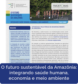 O futuro sustentável da Amazônia- integrando saúde humana, economia e meio ambiente