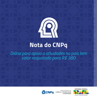 CNPq reajusta diária para apoio a atividades no país para R$ 380