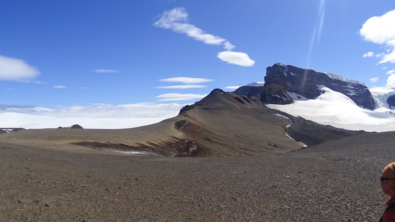 Localidade onde os fósseis de aves foram encontrados na Ilha Vega, Antártica, 2019 -  Foto de  Geovane Souza