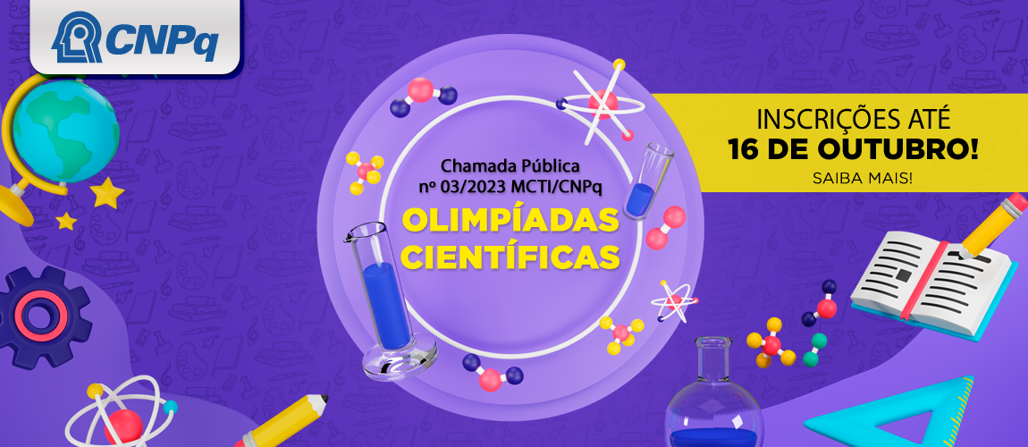 Chamada Pública nº 03/2023 - Olímpiadas Científicas