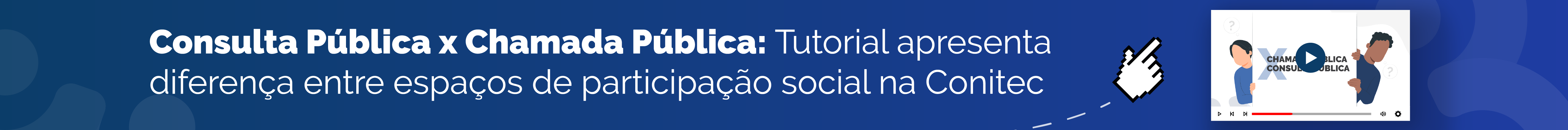 Tutorial apresenta diferença entre espaços de participação social na Conitec