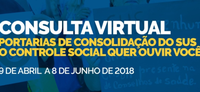 CNS abre consulta virtual sobre Portarias Consolidadas do SUS