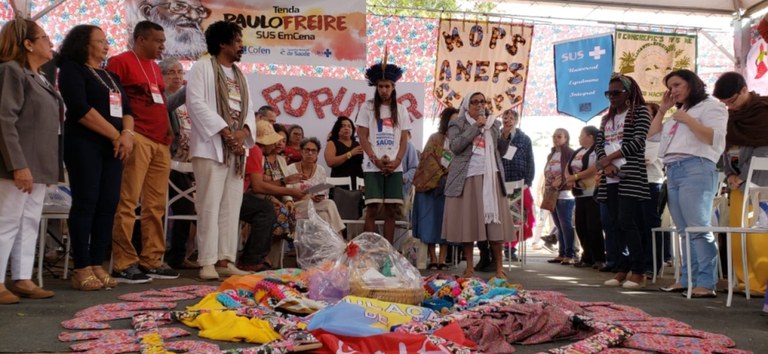 Atividades culturais em defesa do SUS marcam na 16ª Conferência Nacional de Saúde