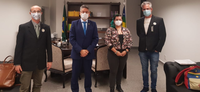 Integrantes da Mesa Diretora do CNS se reúnem com senador da CPI da Pandemia