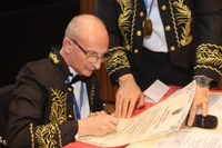 Fernando Pigatto, presidente do CNS, toma posse como membro da Academia Brasileira de Ciências, Artes, História e Literatura