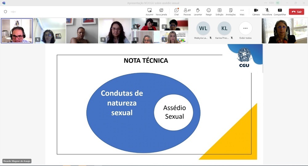 Ricardo Wagner e Carla Cotta explicaram sobre os desafios de conceituação e tipificação, abordaram exemplos e atuação