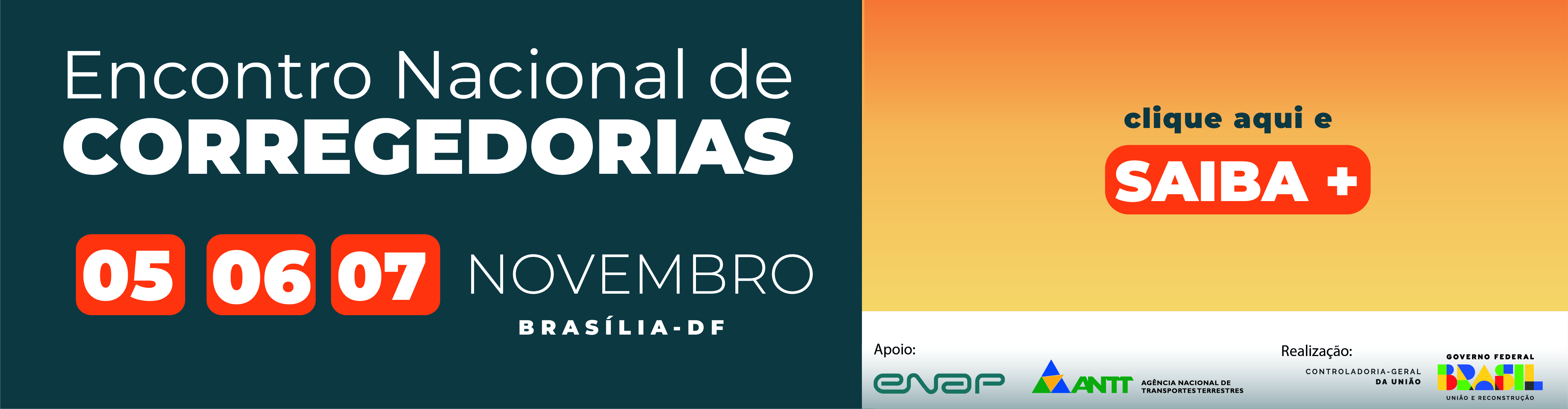 Banner - Encontro Nacional de Corregedorias 2024