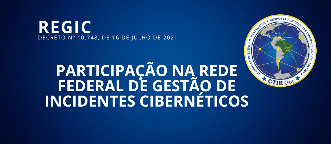 REGIC - Decreto Nº 10.748, de 16 de Julho de 2021