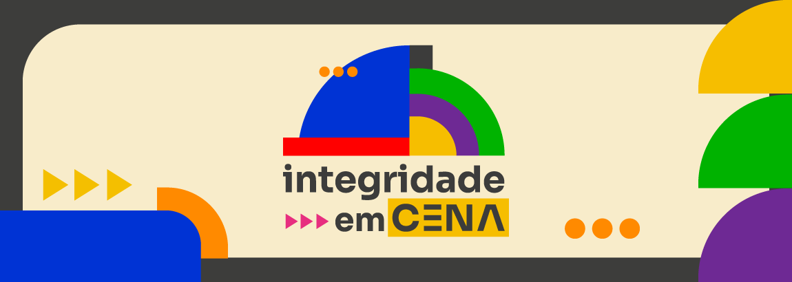 Banner principal com o título programa integridade em cena