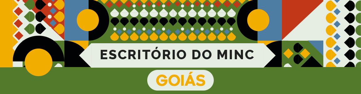 banner escritório do MinC Goiás