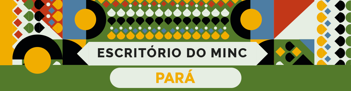 banner escritório do MinC no Pará