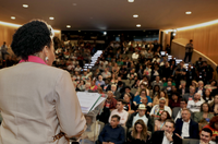 “A cultura é aliada no combate à fome e à pobreza”, disse a ministra durante  abertura da Cúpula do G20 Social