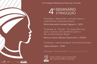 Biblioteca Nacional realiza o 4º Seminário de Tradução na segunda-feira (16)