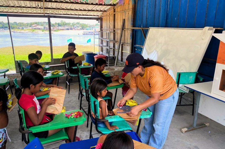 Foto: Divulgação Projeto Leiturinha Ribeirinha