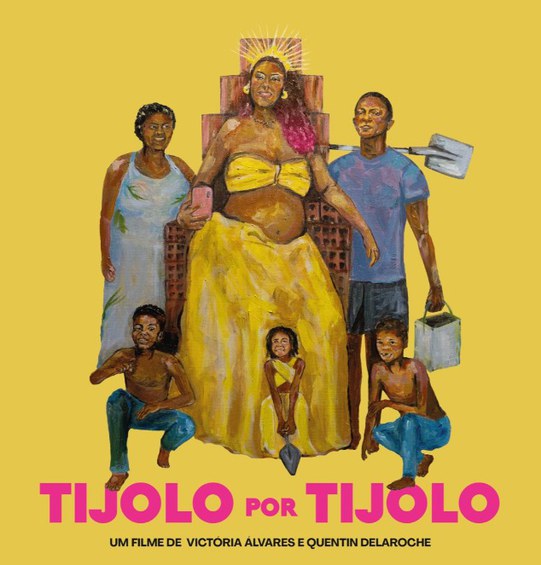 Cartaz de divulgação do filme Tijolo por Tijolo, lançado em junho de 2024