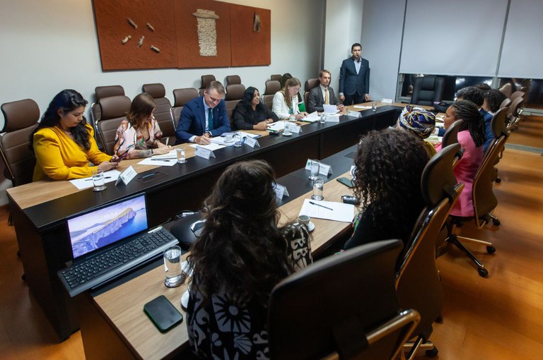 Ministra Margareth Menezes discute cooperação cultural com titular da Cultura da Noruega