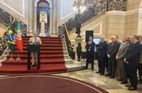 Solenidade marca inauguração da exposição sobre 500 anos de Camões na Biblioteca Nacional