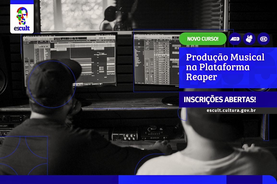 Escult: inscrições abertas para curso gratuito de produção musical