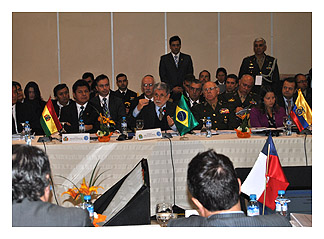 04/12/2012 - DEFESA - Plano de ação para 2013 mostra evolução do Conselho de Defesa Sul-Americano, diz Amorim
