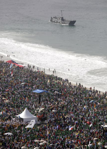 JMJ 2013: Eventos em Copacabana ficam sob a proteção de 10.200 homens das Forças Armadas