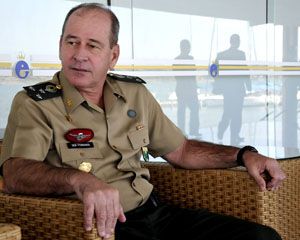 General Fernando, diretor do Departamento de Desporto Militar (DDM).